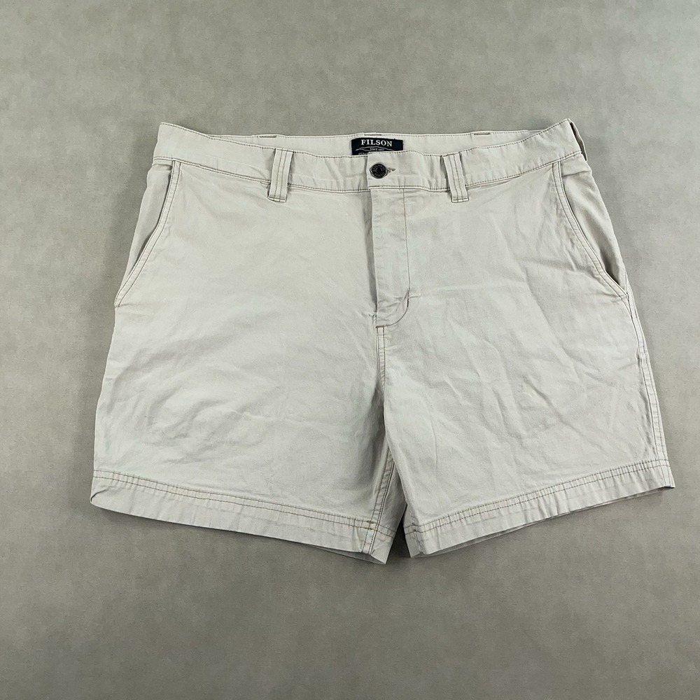 Filson Granite Mountain Shorts Mens 36 Outdoor Hiking Utility Cotton Chino *Read